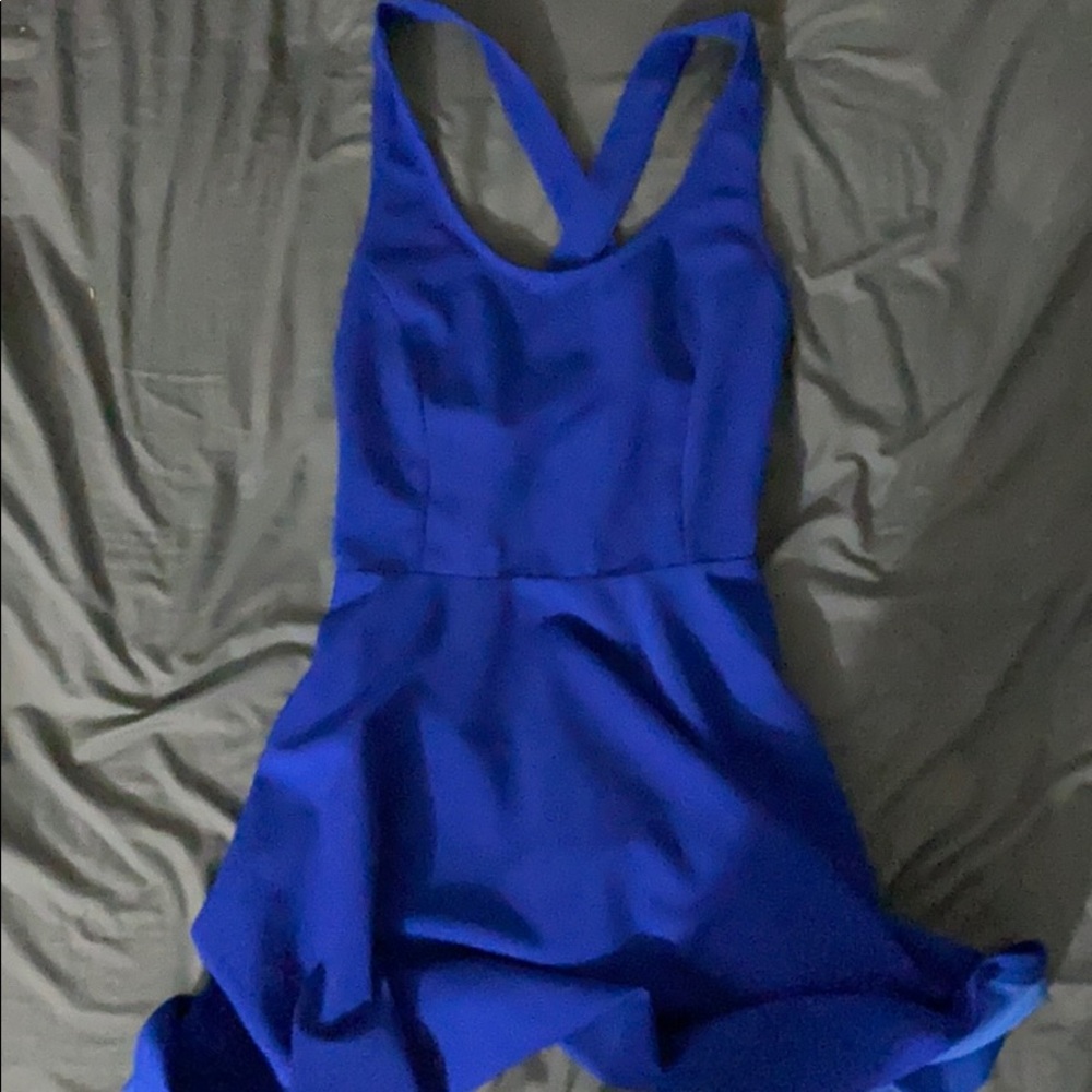Blue dress
